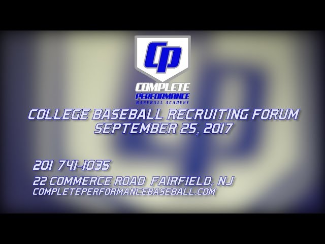 Complete Performance Baseball Academy: The Place to Be for Baseball Players