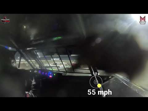 #B4 Jared Baird - USRA Stock Car - 3-23-2024 Arrowhead Speedway - In Car Camera - dirt track racing video image