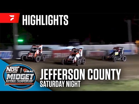 USAC Mid-America Midget Week Finale at Jefferson County Speedway 7/13/24 | Highlights - dirt track racing video image
