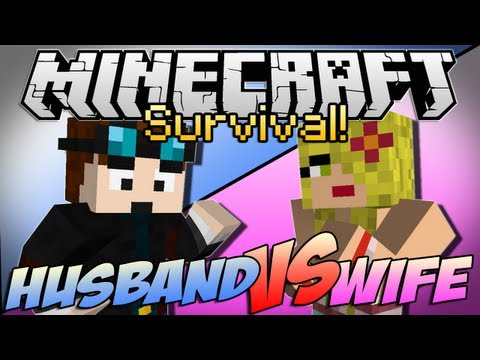 Minecraft | HUSBAND vs WIFE SURVIVAL! | Episode 1 "Chicken Showdown" - UCS5Oz6CHmeoF7vSad0qqXfw