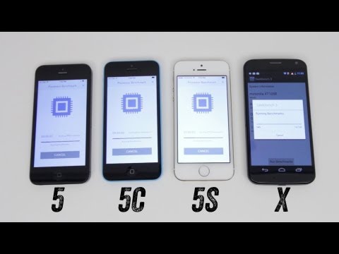 iPhone 5s vs iPhone 5c vs iPhone 5 vs Moto X Benchmark Test (Geekbench) - UCsTcErHg8oDvUnTzoqsYeNw