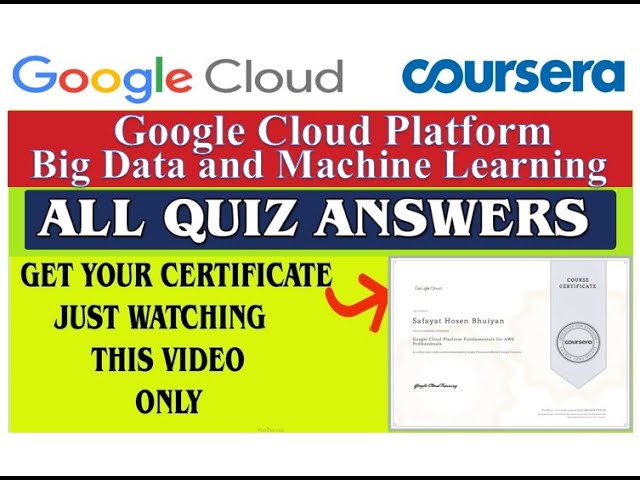 Google Cloud Big Data and Machine Learning Fundamentals