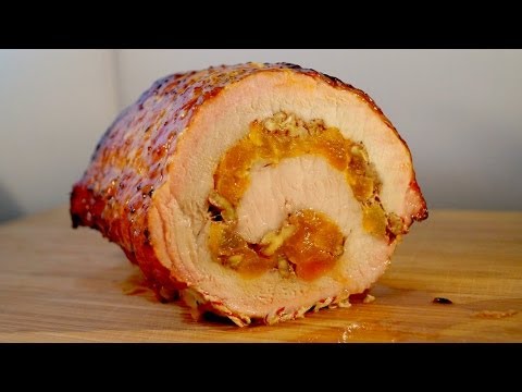 PORK ROAST RECIPE - HOW TO Stuff Roll and Smoke a Pork Loin - Christmas Recipe - UC_kARM8MBLDBxZQuZeYYQdQ