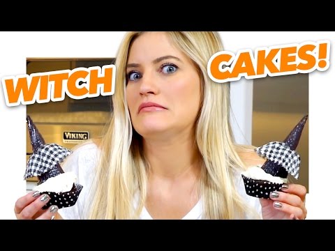 How to Make Witch Cupcakes | Halloween Treats | iJustine - UCey_c7U86mJGz1VJWH5CYPA