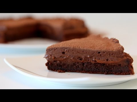 Chocolate Mousse Cake Recipe - CookingWithAlia - Episode 369 - UCB8yzUOYzM30kGjwc97_Fvw