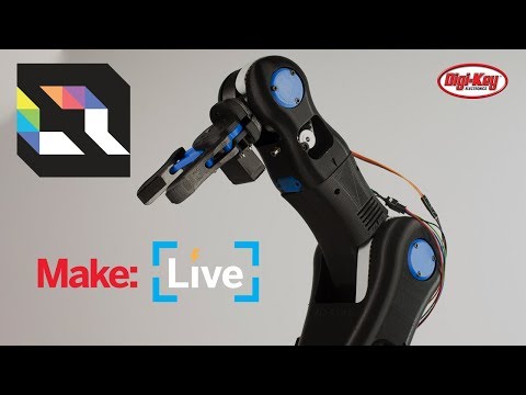 Make: Live - Connecting a Robot to the Internet! - UChtY6O8Ahw2cz05PS2GhUbg