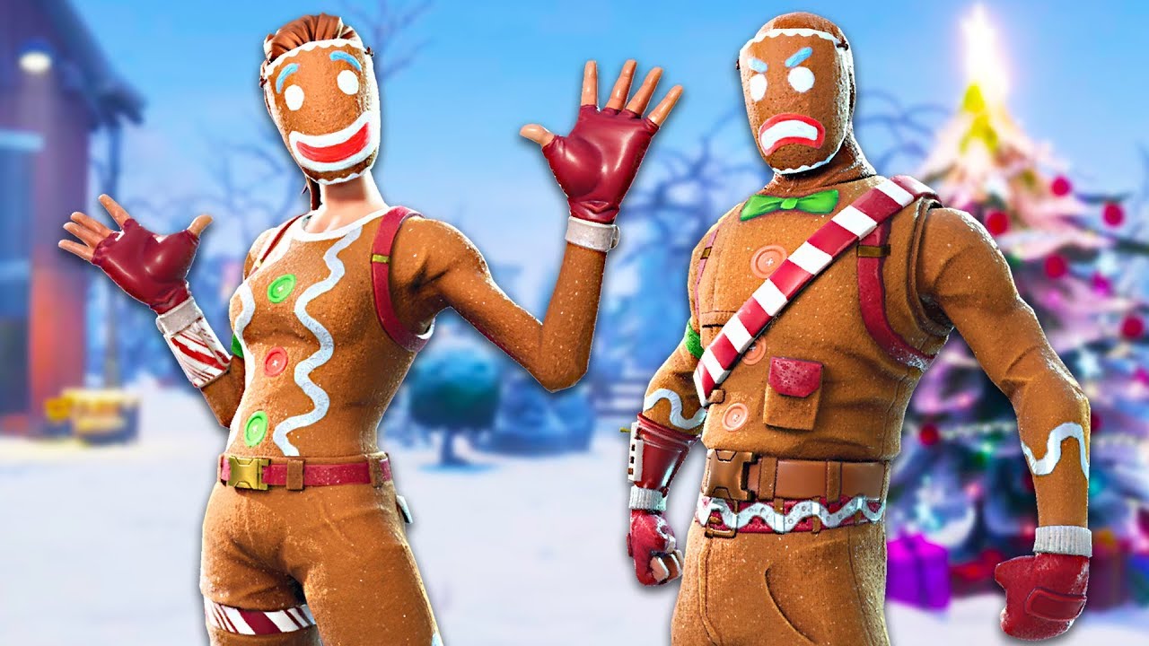 they re back ginger gunner merry marauder gingerbread skins fortnite live gameplay fpvracer lt - fortnite live gameplay