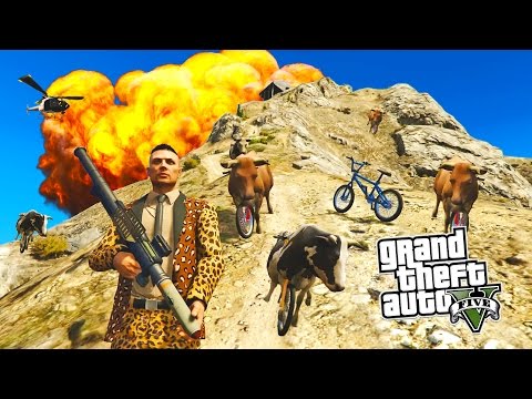 GTA 5 EPIC MODDED COW BIKE RACE ONLINE!!! GTA 5 Fun Jobs in GTA 5 Online! (GTA 5 PS4 Gameplay) - UC2wKfjlioOCLP4xQMOWNcgg