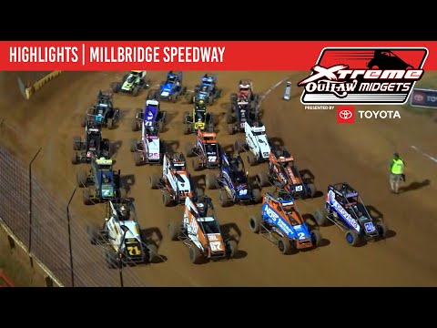 Xtreme Outlaw Midget Series Presented by Toyota | Millbridge Speedway | May 21, 2024 | HIGHLIGHTS - dirt track racing video image