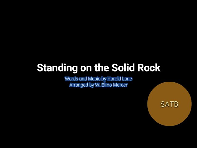 Standing on the Solid Rock Sheet Music – The Best of the Best