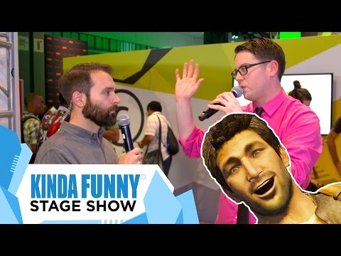 Let's Reenact the Uncharted 4 Demo - Kinda Funny Stage Show E3 2015 - UCbu2SsF-Or3Rsn3NxqODImw