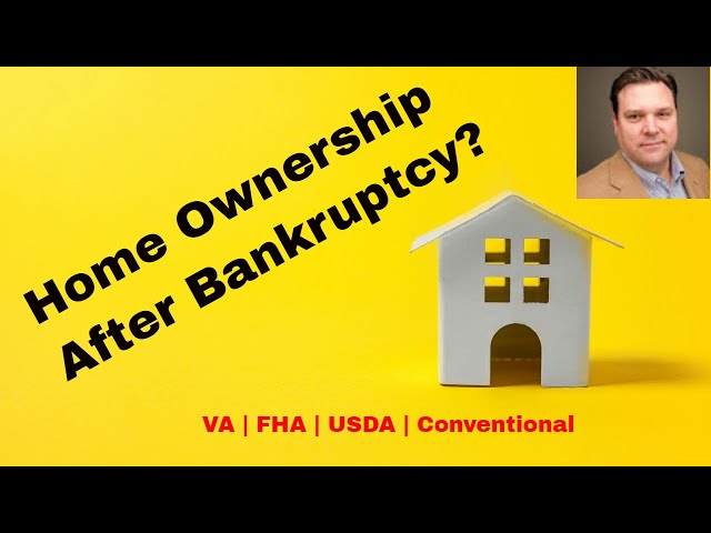 How Long After Bankruptcy Can I Get a FHA Loan?