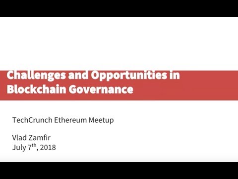 Blockchain Governance with Vlad Zamfir (Ethereum Foundation) at Ethereum Meetup 2018 - UCCjyq_K1Xwfg8Lndy7lKMpA