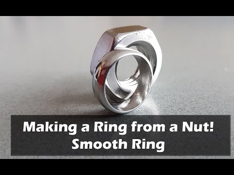 How to Make a Ring from a Nut - Smooth Ring - UCAn_HKnYFSombNl-Y-LjwyA