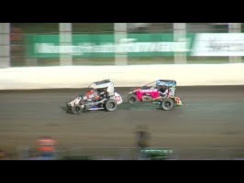 HIGHLIGHTS: USAC NOS Energy Drink National Midgets | Huset's Speedway | USAC Nationals | 7/8/2022 - dirt track racing video image