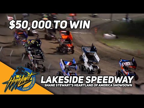 $50K To Win Feature | High Limit Sprints at Lakeside Speedway - dirt track racing video image