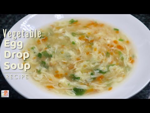 Easy VEGETABLE EGG DROP SOUP Recipe