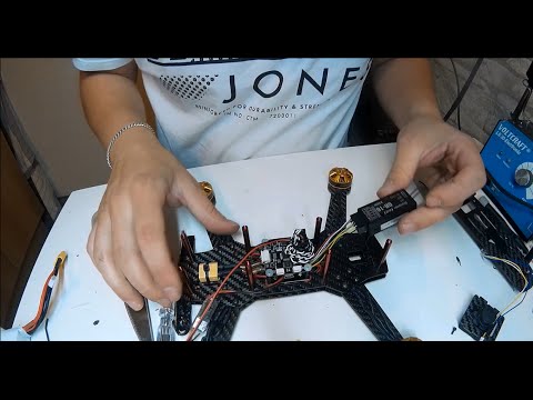 Teil 4 // Wir bauen einen Race Quad ZMR250 //Fpv Empfänger CC3D Anschluss // 20A Esc // - UCAf5MMZ3doB8cHI07rEIwfA