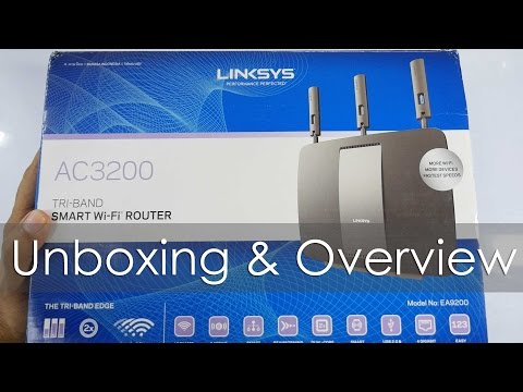 Linksys AC3200 High Performance WiFi Router Unboxing & Overview - UCO2WJZKQoDW4Te6NHx4KfTg