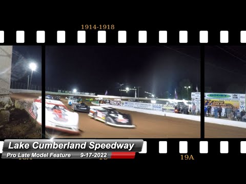 Lake Cumberland Speedway - Pro Late Model Feature - 9/17/2022 - dirt track racing video image