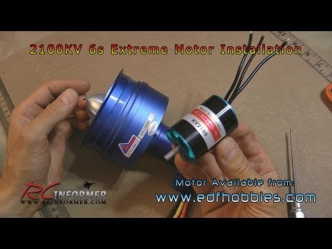 Starmax F-18 2100kv EXTREME Motor Installation by: RCINFORMER - UCdnuf9CA6I-2wAcC90xODrQ