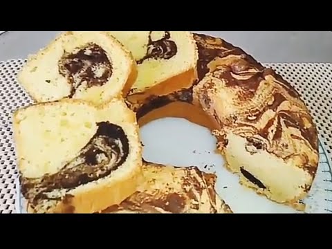 Cara Membuat Kue Bolu Marmer Yang Mudah Untuk Para Pemula | Marble Cake