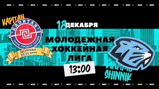 Капитан - Динамо-Шинник | 18.12.2022 | Молодежная хоккейная лига
