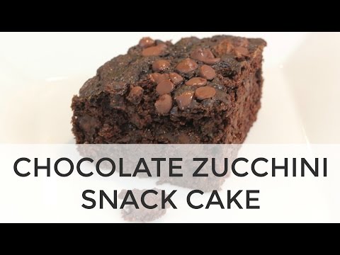 Chocolate Zucchini Snack Cake | Clean & Delicious - UCj0V0aG4LcdHmdPJ7aTtSCQ