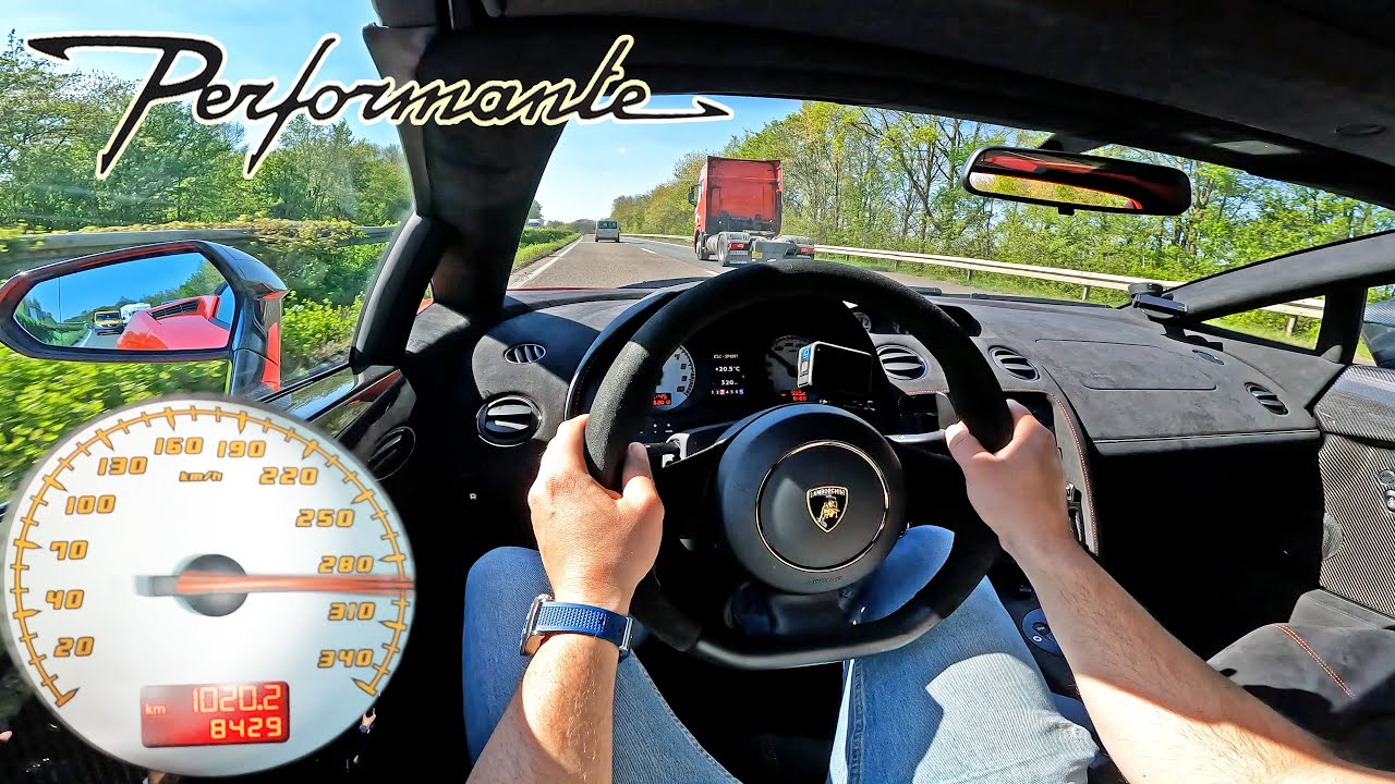 Lamborghini Gallardo Performante is one of the rarest supercars on the Autobahn!