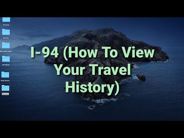 travel history for us citizenship