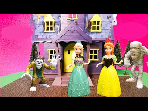 FROZEN Disney Queen Elsa and Princess Anna Spooky Haunted House a Frozen Video Parody - UC44eGZ76AJLHAxPaJ_MW2RA