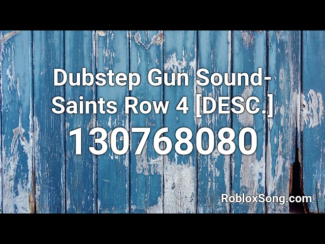 Roblox Music ID for Dubstep Gun Pink