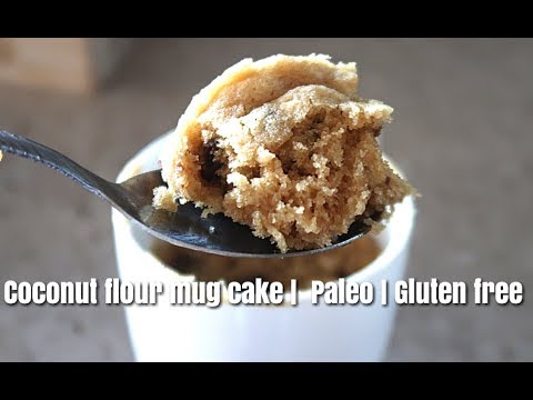 COCONUT FLOUR MUG CAKE | PALEO | GLUTEN FREE
