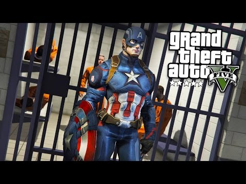 GTA 5 PLAY AS A COP MOD - CAPTAIN AMERICA!! Captain America Police Patrol! (GTA 5 Mods Gameplay) - UC2wKfjlioOCLP4xQMOWNcgg