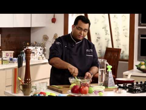 Hi Tea | Cucumber & Spinach Pancakes with Greek Salad Recipe | Chef Ajay Chopra - UCthIcpK06l9bhi9ISgreocw