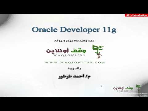 Oracle developer g11  001  Introduction