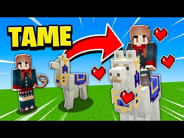 How To Tame A Llama In Minecraft (And Ride It)
