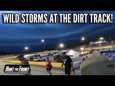 We Got Caught in a Terrible Storm! Scary Situation at Senoia Raceway - dirt track racing video image