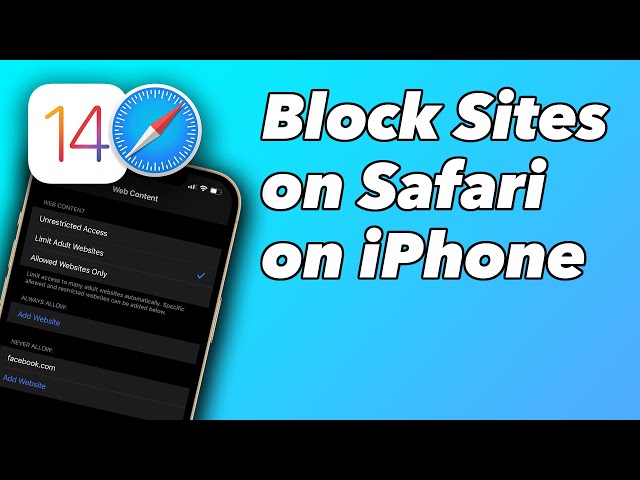 How To Block Websites On Iphone With Password?