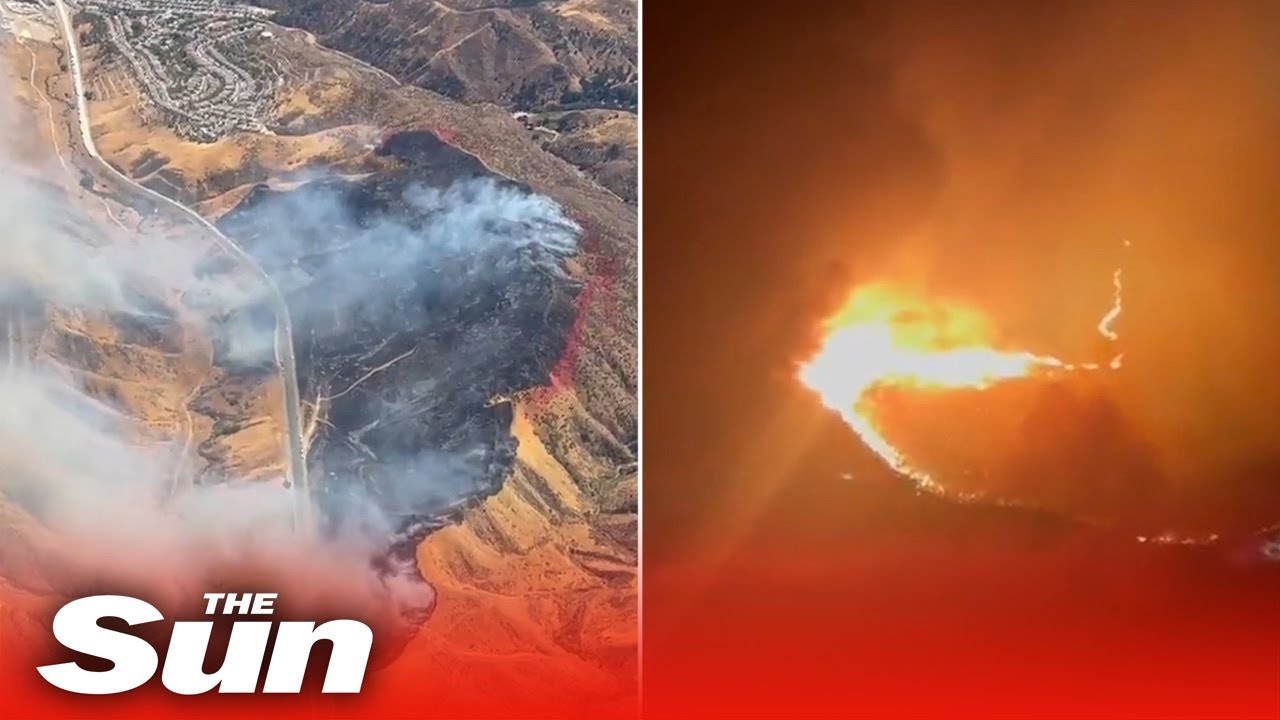 Massive wildfire destroys over 4,600 acres near Castaic, California