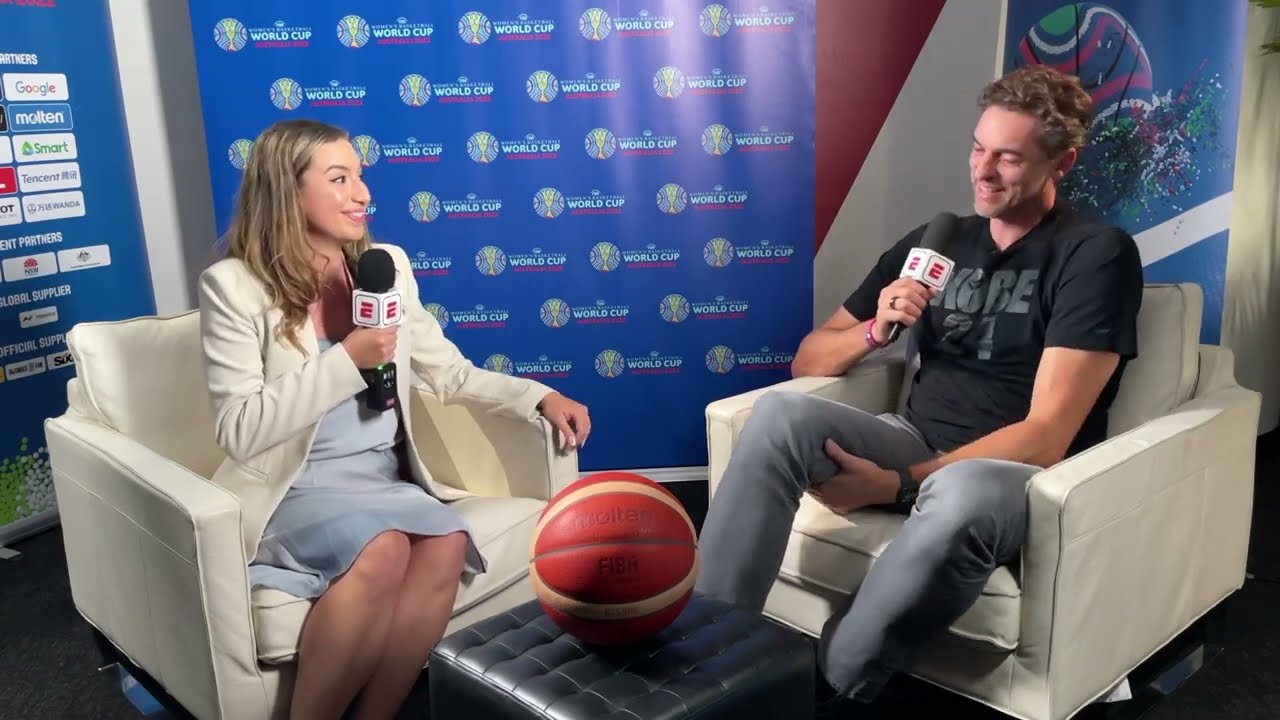 Alexa Philippou sits down with Pau Gasol to talk FIBA Women’s World Cup, Kobe & Gigi’s legacy & MORE