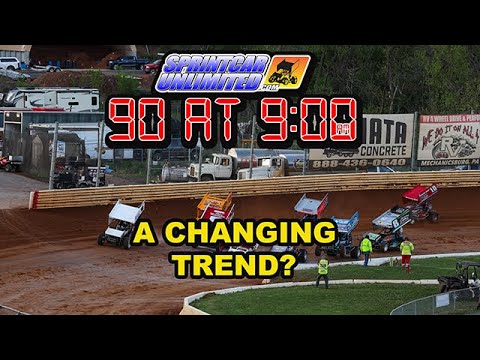SprintCarUnlimited 90 at 9 for Monday, June 16th: Are tracks dealing with bad weather differently? - dirt track racing video image