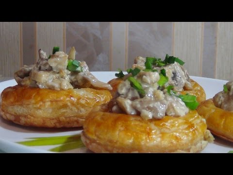 Самые вкусные слоеные кольца с грибами    -Puff ring with mushrooms - UC_C5Vm1gvOBo8vlSYY4MnmA