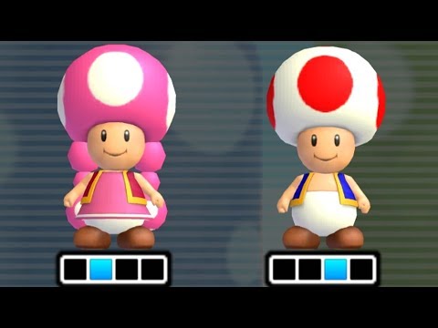 New Super Mario Bros Wii - Toad & Toadette Playable - UC-2wnBgTMRwgwkAkHq4V2rg