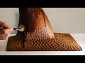 Genius Japanese - Style Woodworking Idea — Hand - Carved Texture That Looks Insanely (Carpentry DIY).480p