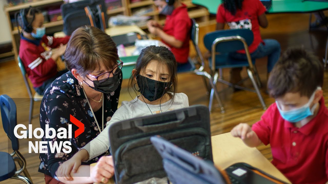 Alberta bans school mask mandates, online learning