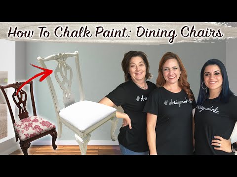 THRIFT FLIP: Chalk Paint: Dining Chairs Makeover *Easy DIY For Beginners* (NEW 2020 Before + After)
