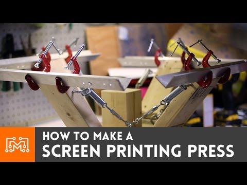 How to make a 4 color screen printing press - UC6x7GwJxuoABSosgVXDYtTw