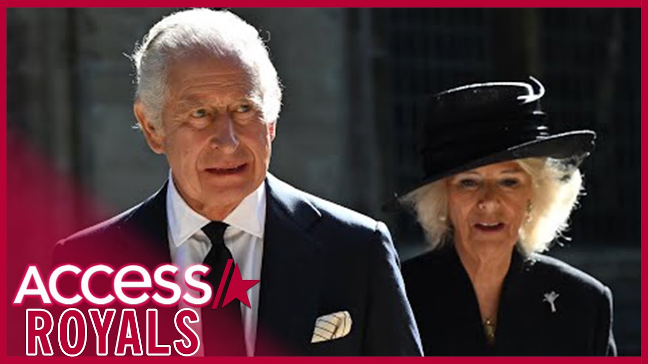King Charles & Queen Camilla Attend Church After Queen Elizabeth’s Funeral