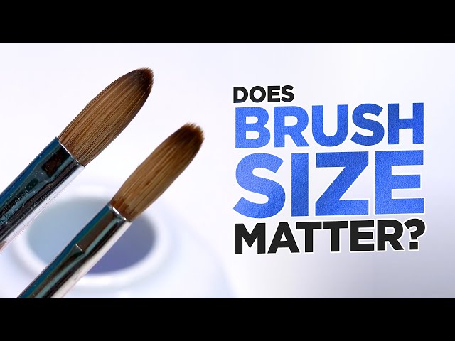 What Size Brush is Best for Acrylic Nails?